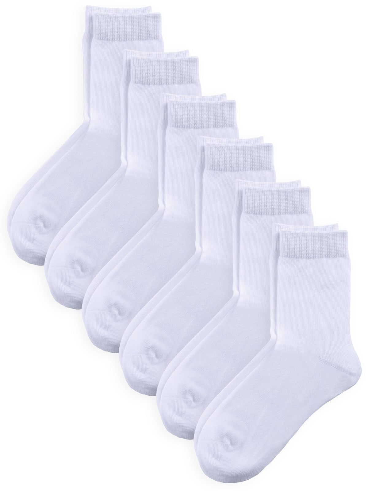 COTTON DAY Unisex Kids Boys Girls Soft Cotton School Socks Black White Navy