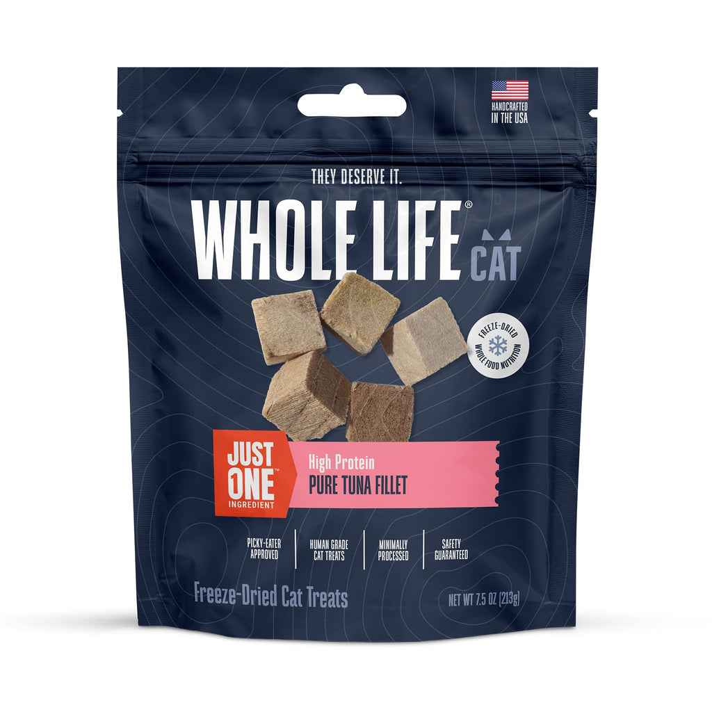 Whole Life Cat Just One Salmon Freeze Dried Cat Treats - 2.5 oz (Pack of 1)