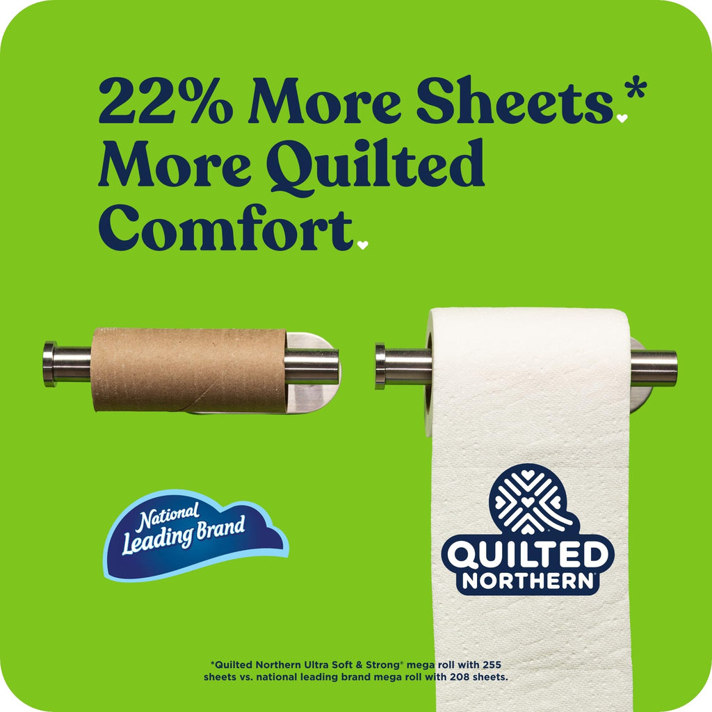 Quilted Northern Ultra Soft Toilet Paper, 6 Mega Rolls = 24 Regular Rolls