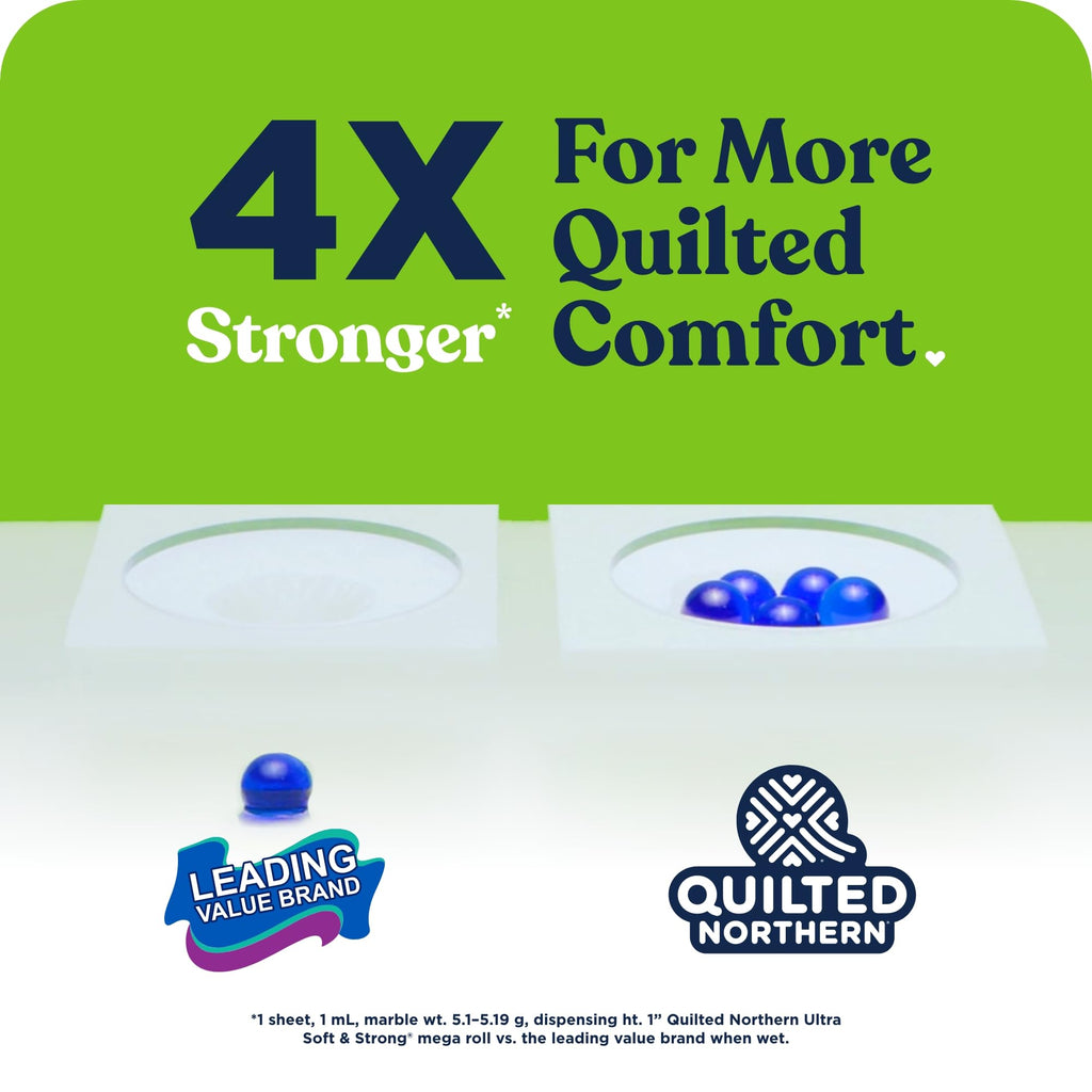 Quilted Northern Ultra Soft Toilet Paper, 6 Mega Rolls = 24 Regular Rolls