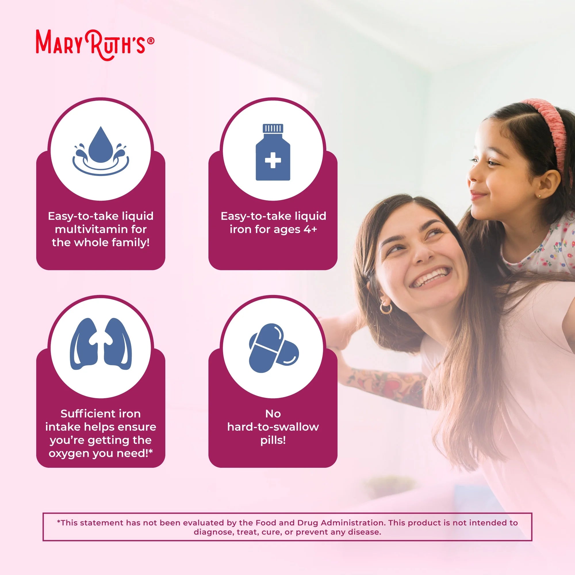 Iron Supplement for Women Men & Kids Liquid Iron Supplement for Women Men & Kids 15.22 Fl Oz