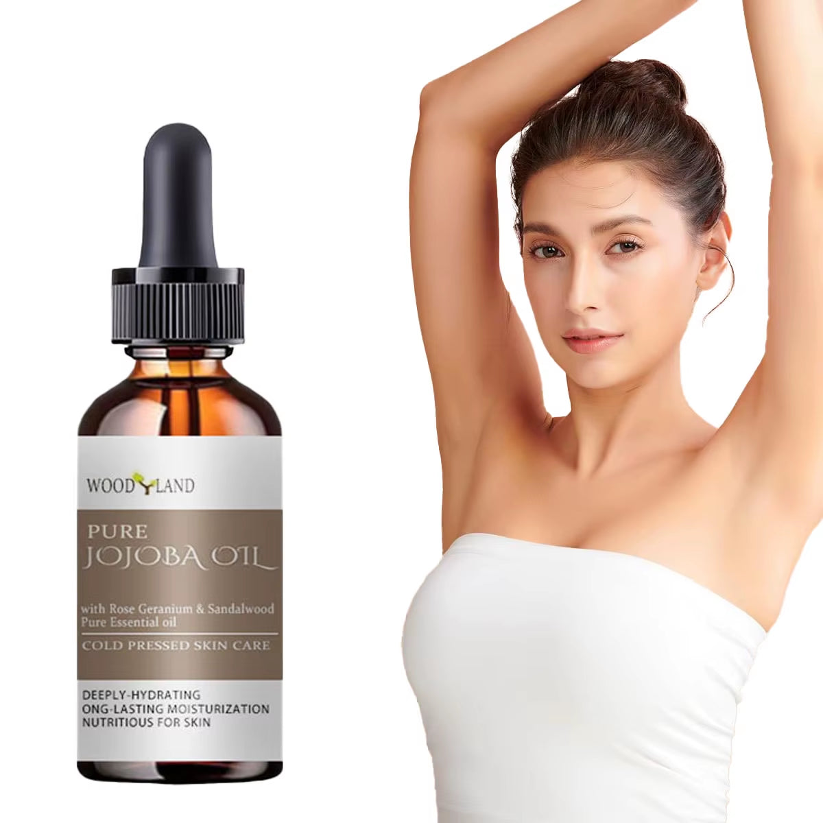 Pure Rosehip Oil with Lavender and Grapefruit Essential Oils - Available in 5ml, 15ml, 30ml, and 50ml for Face, Body, and Massage Use