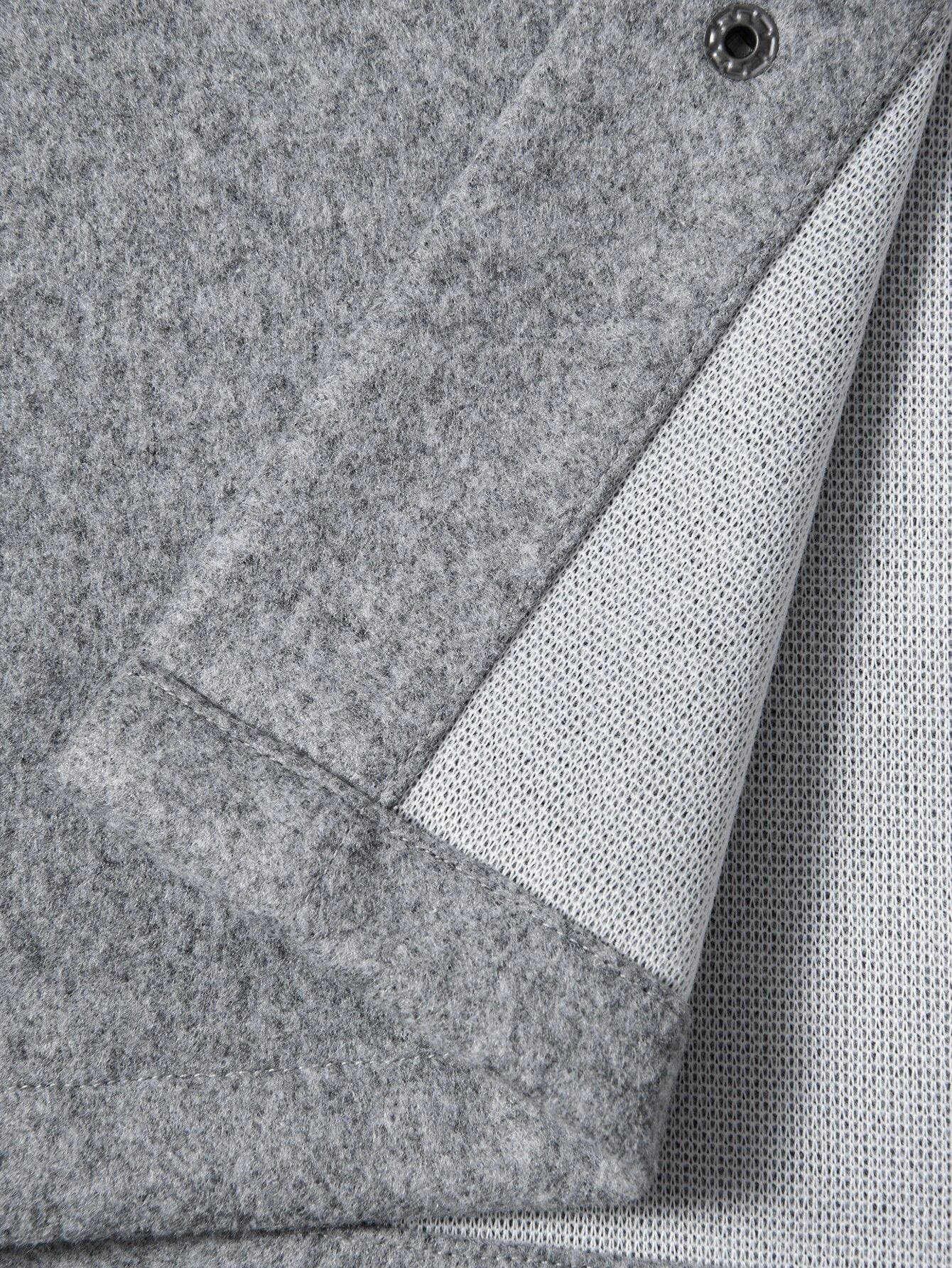 Manfinity Homme Men Button Front Flap Pocket Overcoat Going Out Casual Overcoat for Friends