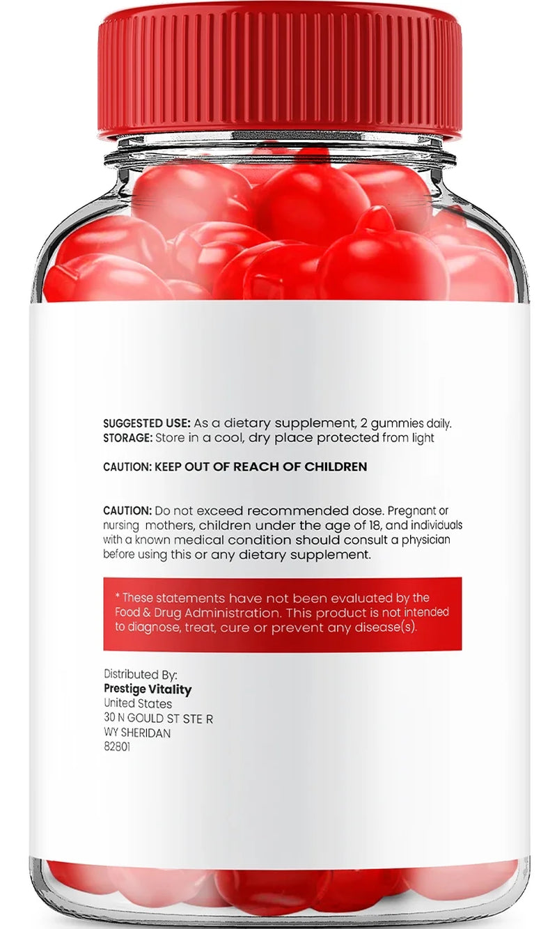 Gummies -  Apple Cider Vinegar Gummy Supplement for Energy -  Keto Gummies Dietary Supplement (60 Gummies)