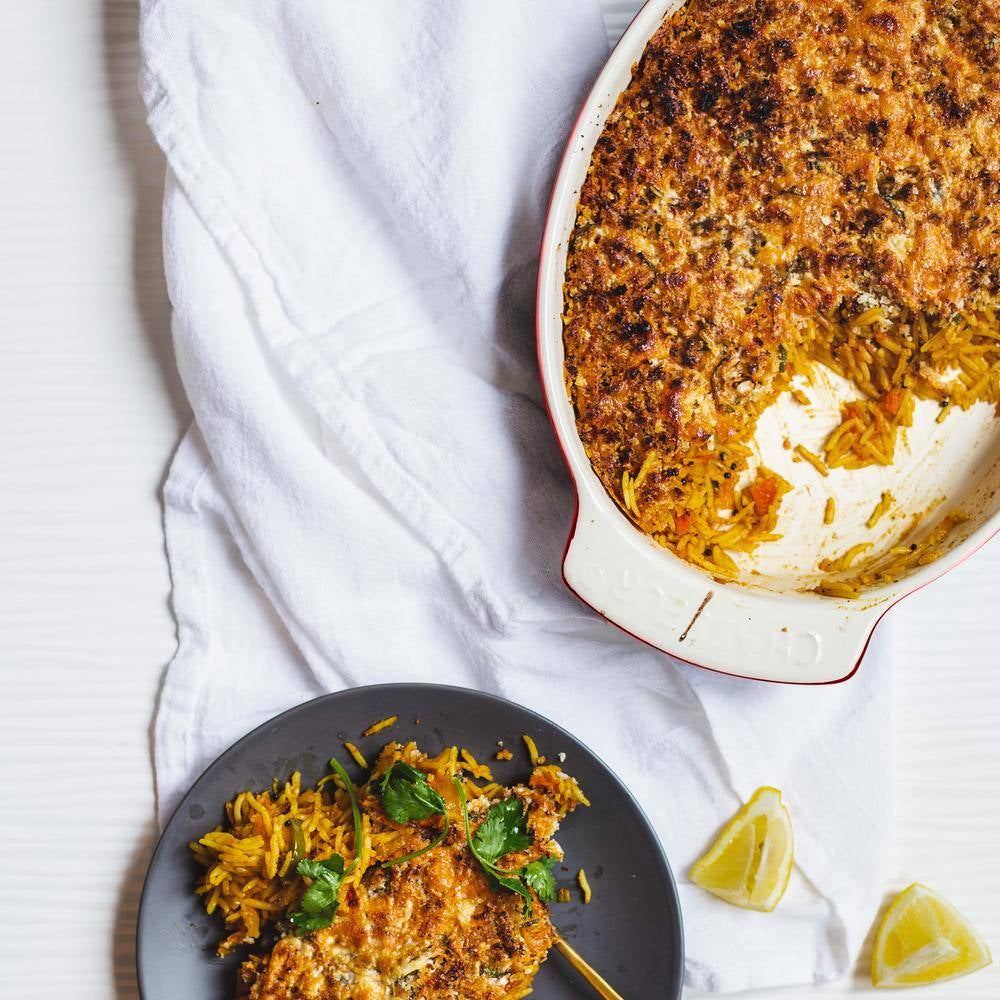 2.5 Qt. Red Stoneware Bake Pan