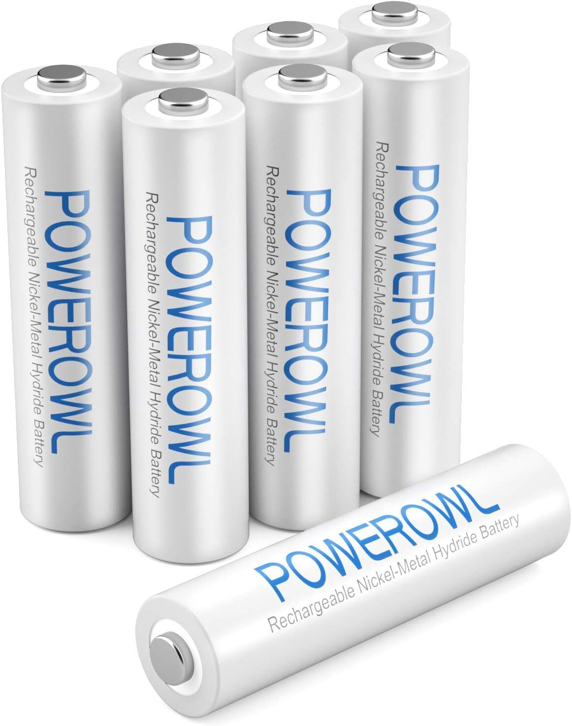 POWEROWL AAA Rechargeable Batteries, Rechargeable AAA Batteries 1000Mah High.