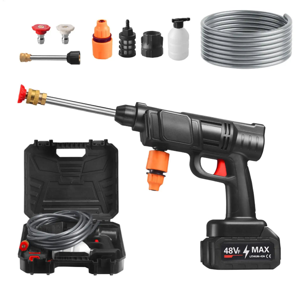 Portable Power Washer Electric Portable Cordless Washer Sprayer Rechargeable Sprayer Cleaner Machine Handheld Car Wash