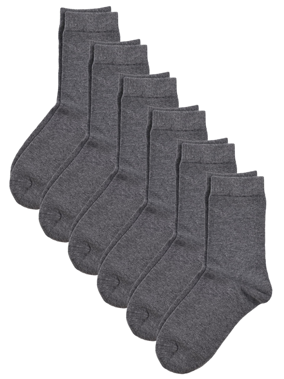 COTTON DAY Unisex Kids Boys Girls Soft Cotton School Socks Black White Navy