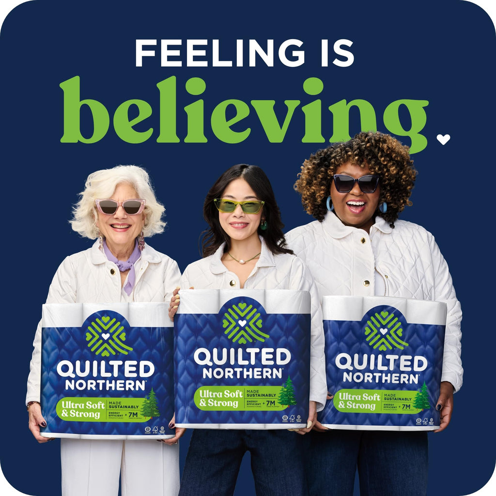 Quilted Northern Ultra Soft Toilet Paper, 6 Mega Rolls = 24 Regular Rolls