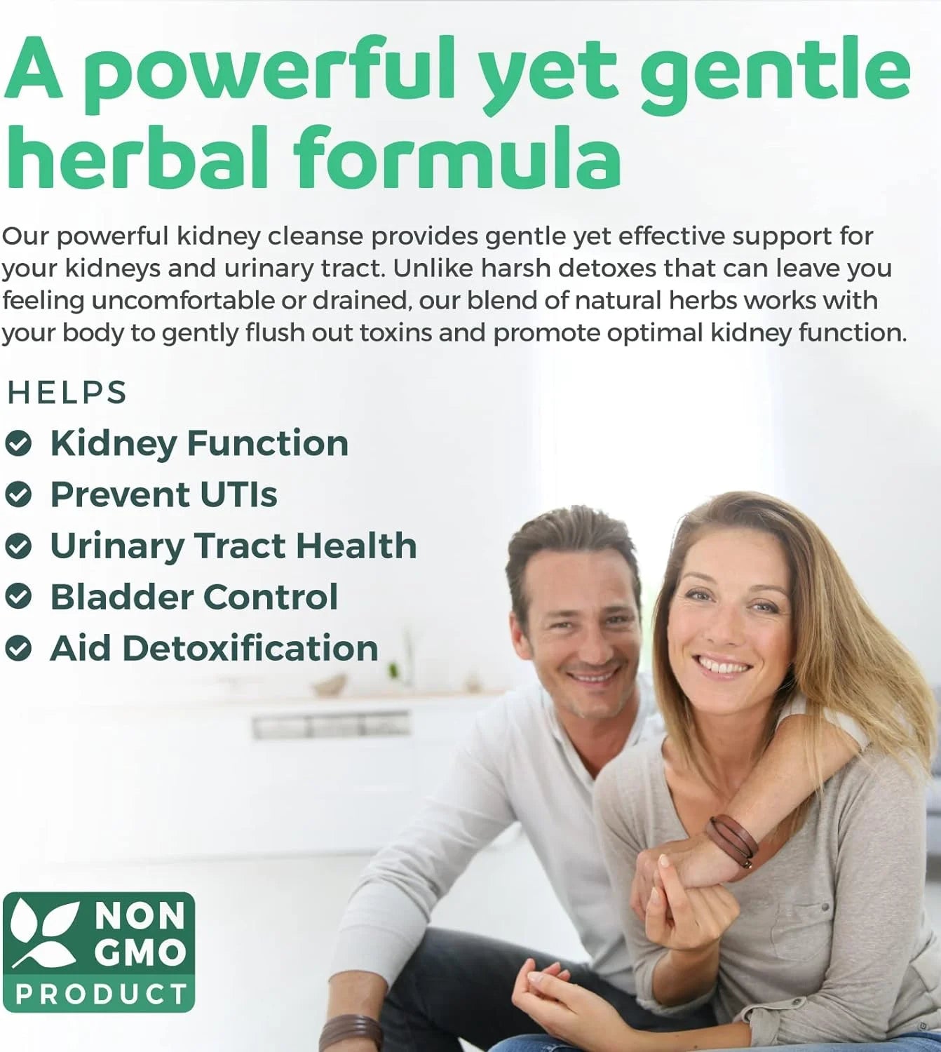 Kidney Cleanse, Kidney Support Supplement with Cranberry Extract, 60 Capsules