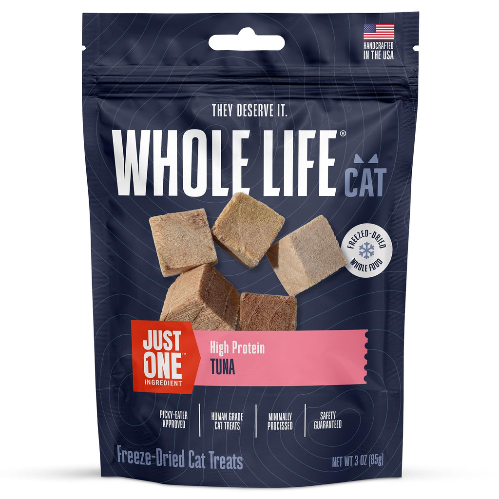 Whole Life Cat Just One Salmon Freeze Dried Cat Treats - 2.5 oz (Pack of 1)