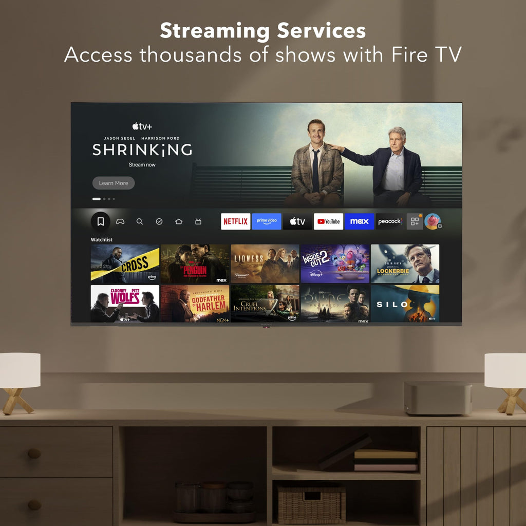 INSIGNIA 75" Class F50 Series LED 4K UHD Smart Fire TV, Voice Remote with Alexa, Stream Live TV Without Cable
