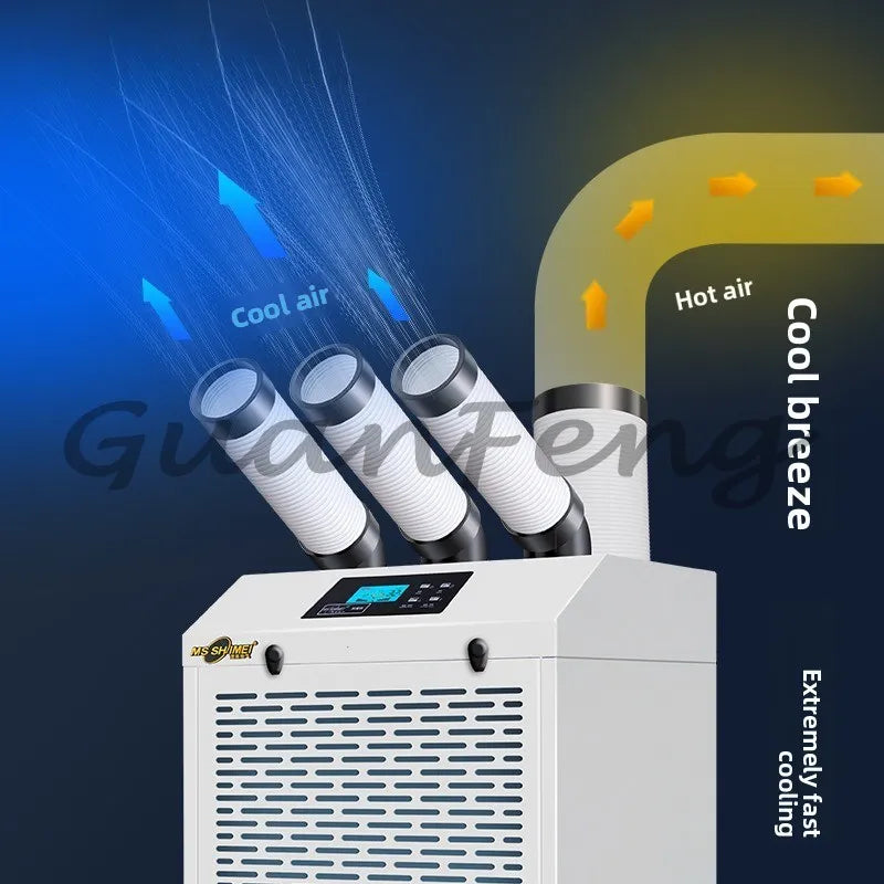 Industrial Integrated Machine Air Conditioner Workshop Commercial Cooling Compressor Refrigeration Fan Mobile Air Conditioner