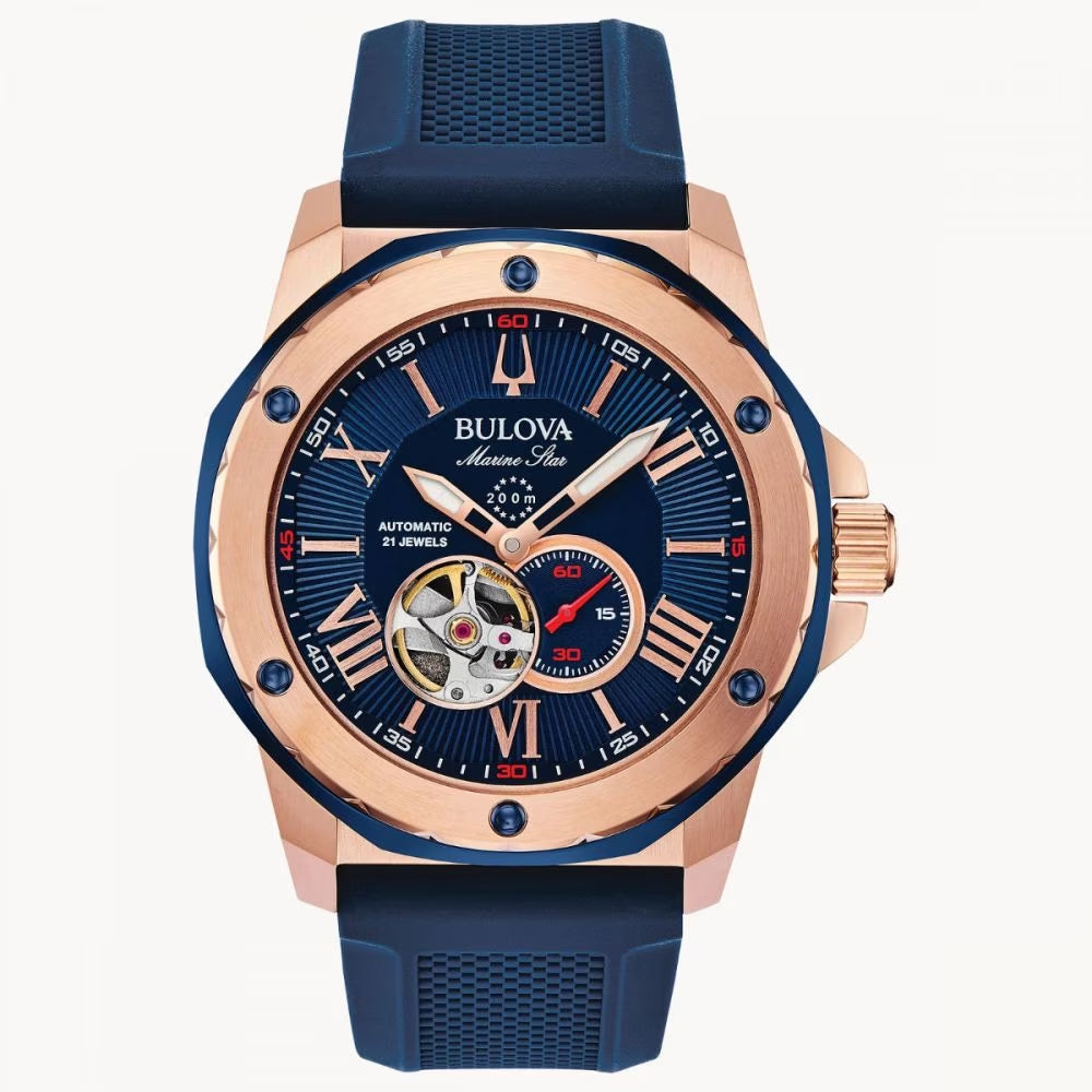 Men'S Marine Star Blue Dial Watch - 98A227
