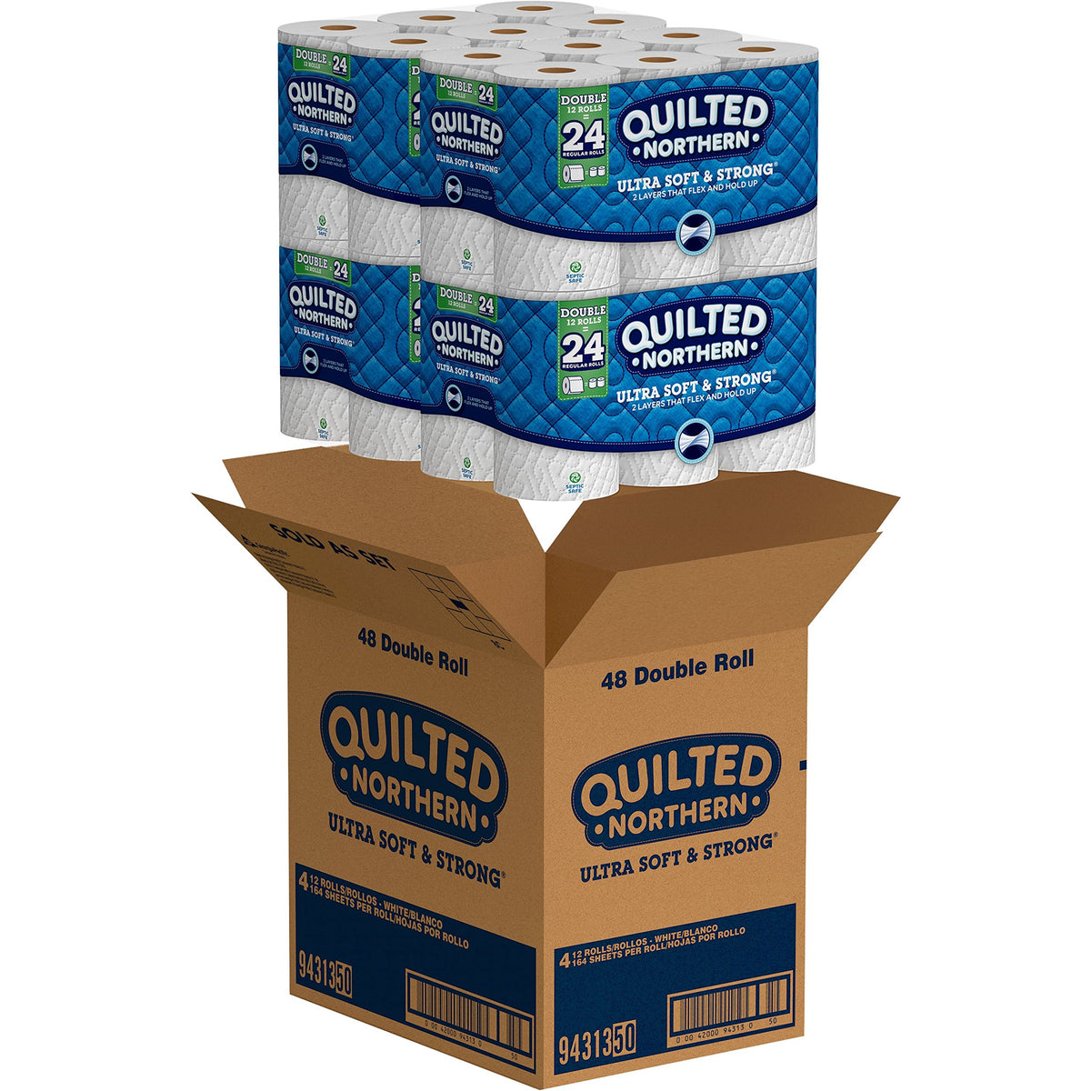 Quilted Northern Ultra Soft Toilet Paper, 6 Mega Rolls = 24 Regular Rolls