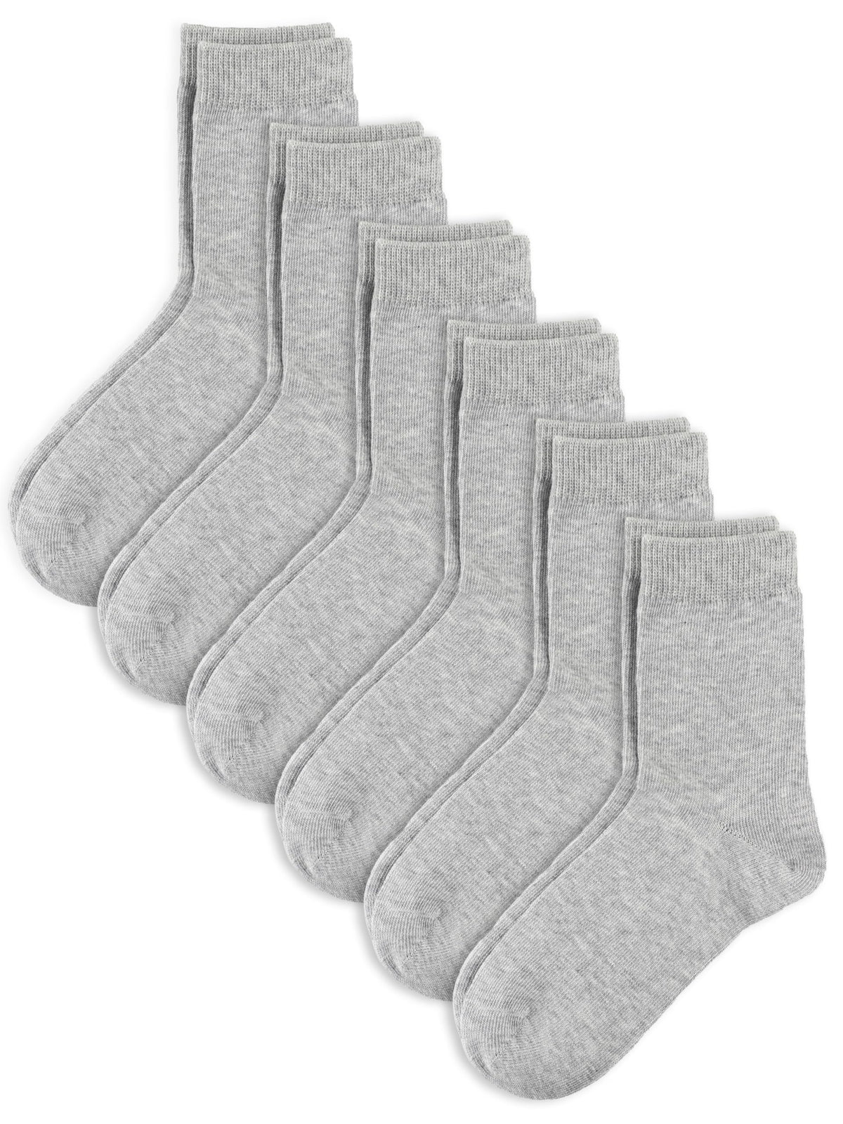 COTTON DAY Unisex Kids Boys Girls Soft Cotton School Socks Black White Navy