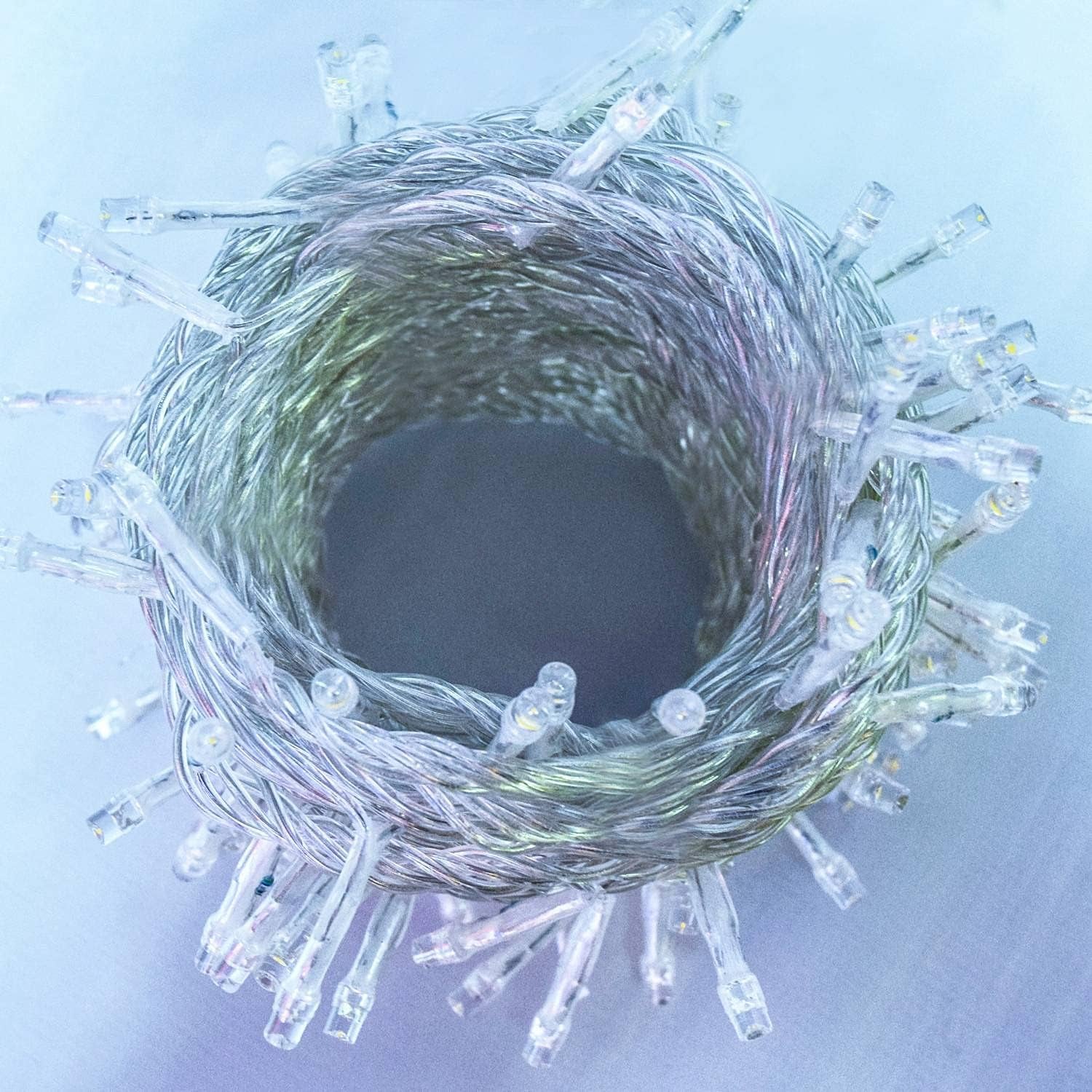 LED Christmas String Lights Outdoor: 33FT 100 Led Indoor Tree Lights - Waterproof 8 Modes Xmas Decorations Lighting - for Holiday Bedroom Wedding House Decor White (Rsh001)