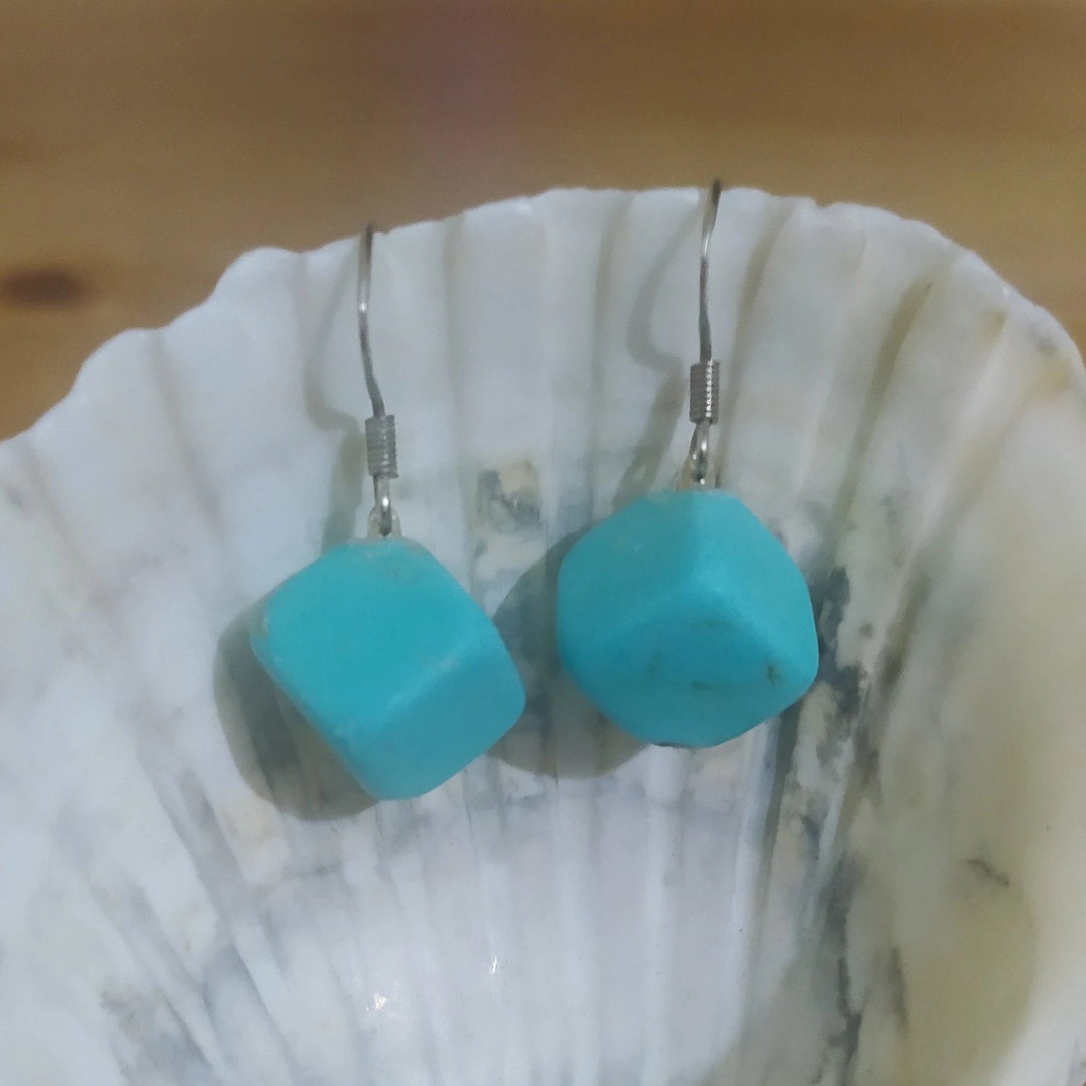 Turquoise and Sterling Silver 925, Beautiful Earrings Handmade with Love, an Exclusive Product, Valentine Day Gift Idea.