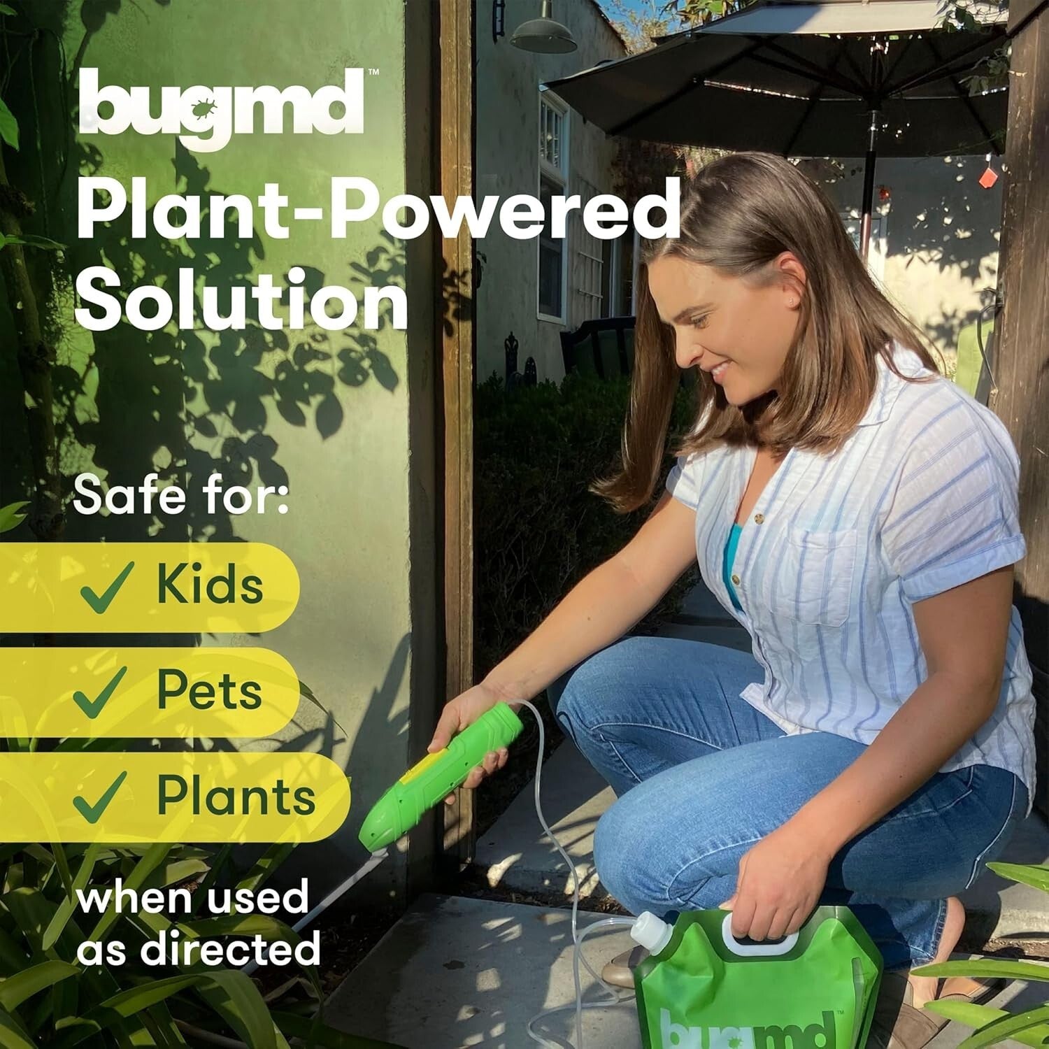 Bugmd Pest Control Essential Oil Concentrate for Home Bed Bug Spray 3.7Oz 1-2PCK