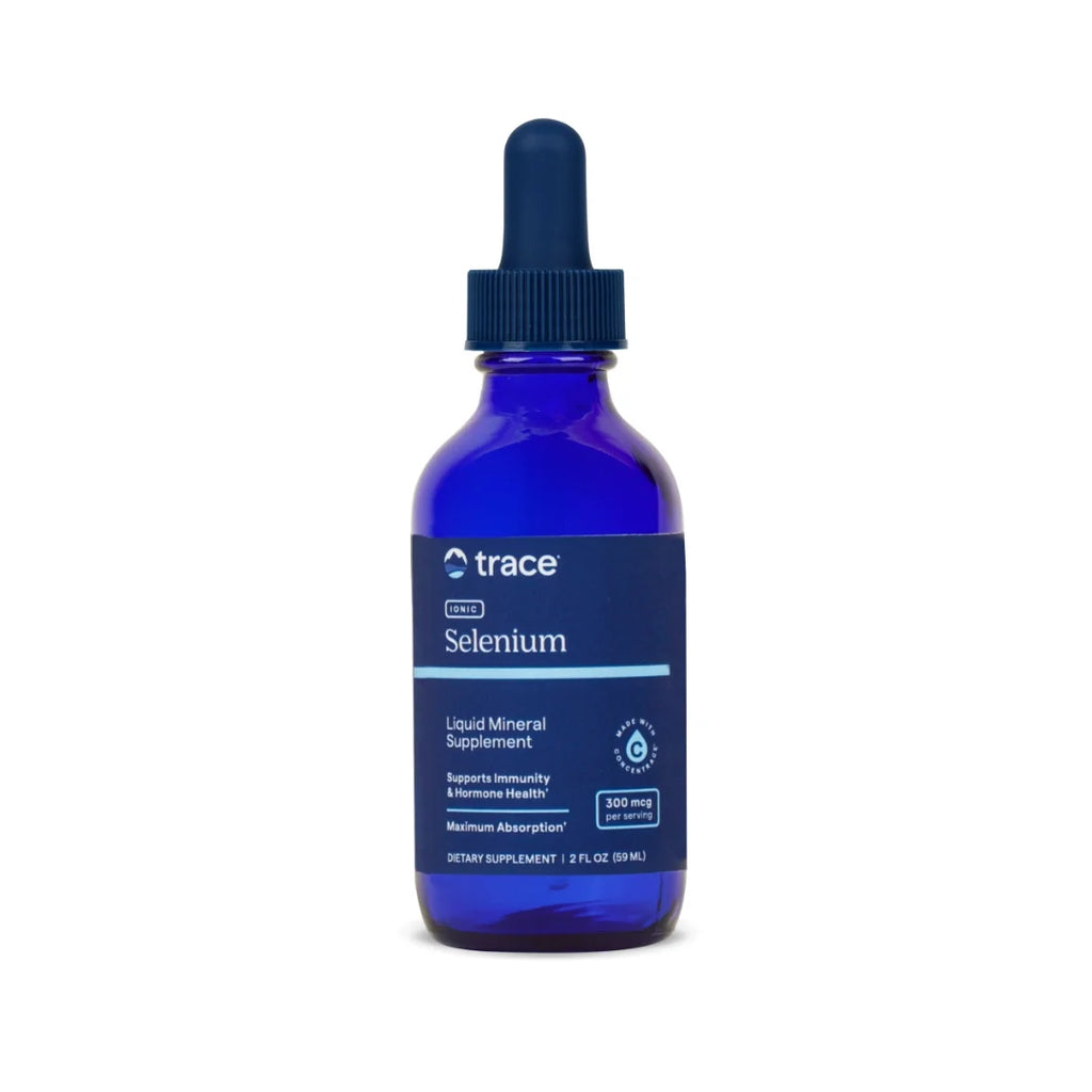 Ionic Selenium 300 Mcg - Liquid Dietary Supplement with Magnesium & Selenium - Mineral Supplement to Support Healthy Immune & Thyroid Function - 2 Fl Oz (About 48 Servings)