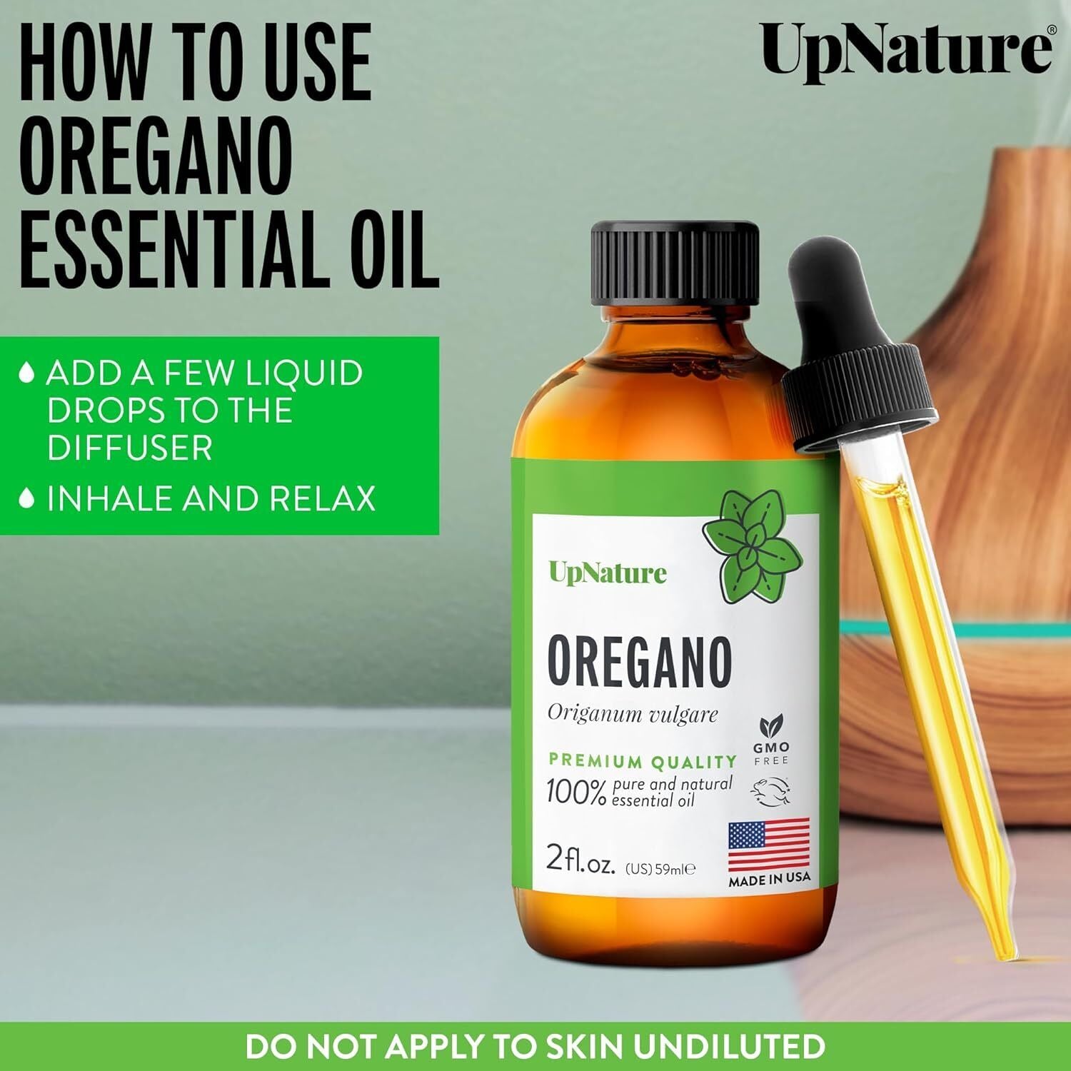 Oregano Essential Oil - 2 oz - 100% Pure and Natural