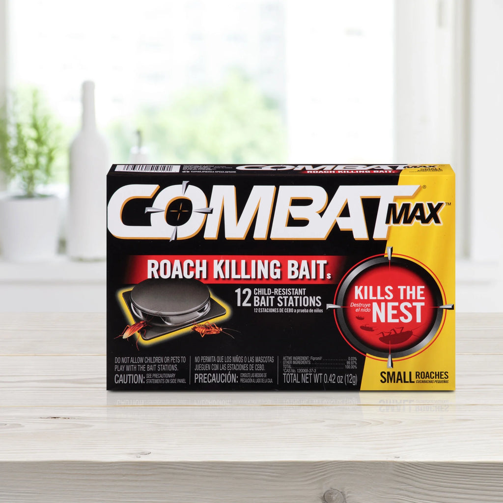 Max Defense System Brand, Small Roach Killing Bait 12 Count and Roach Killing Gel 1 Count