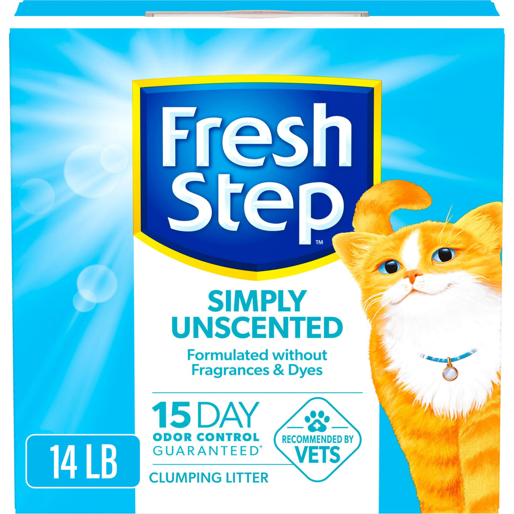 Simply Unscented Clumping Cat Litter, 14 Lbs