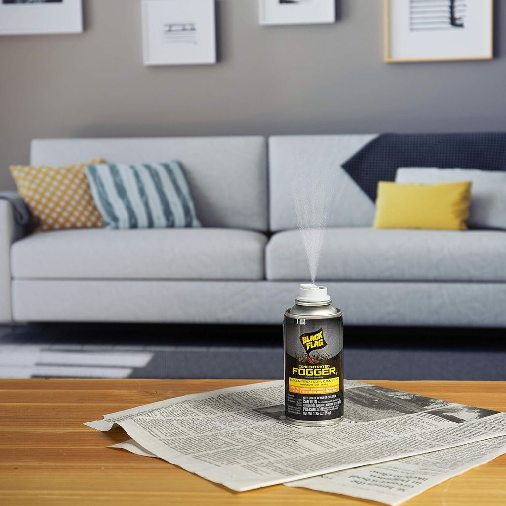 6 Can Fogger Bomb Insect Killer Bug Flies Roach Spider Indoor Bed Kill Shot Tick