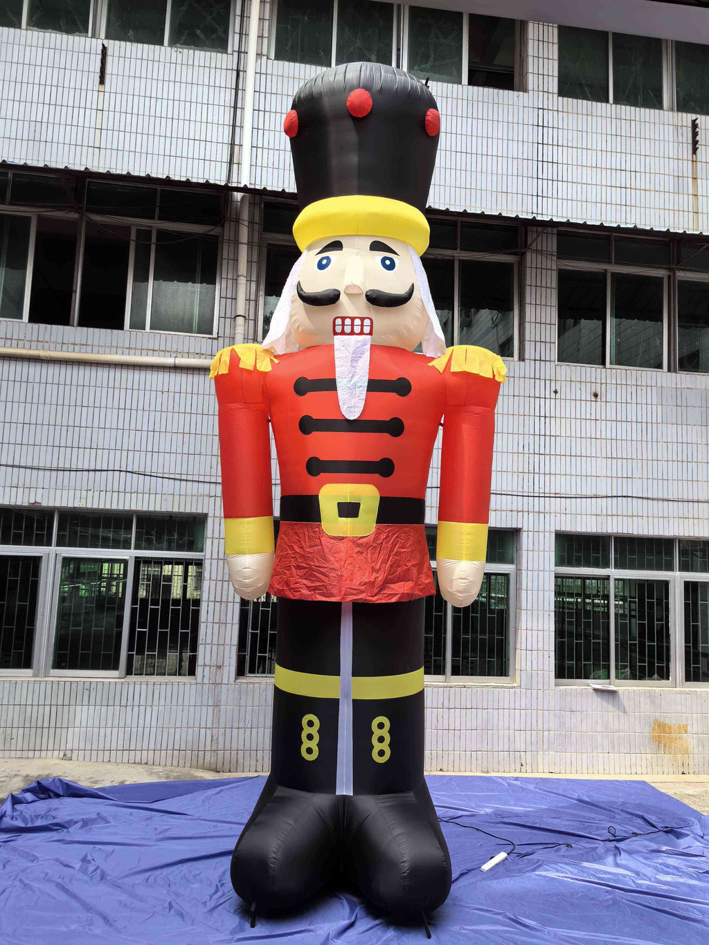 Lighted Inflatable Nutcracker Soldier Commercial Outdoor Christmas Decoration - 20'