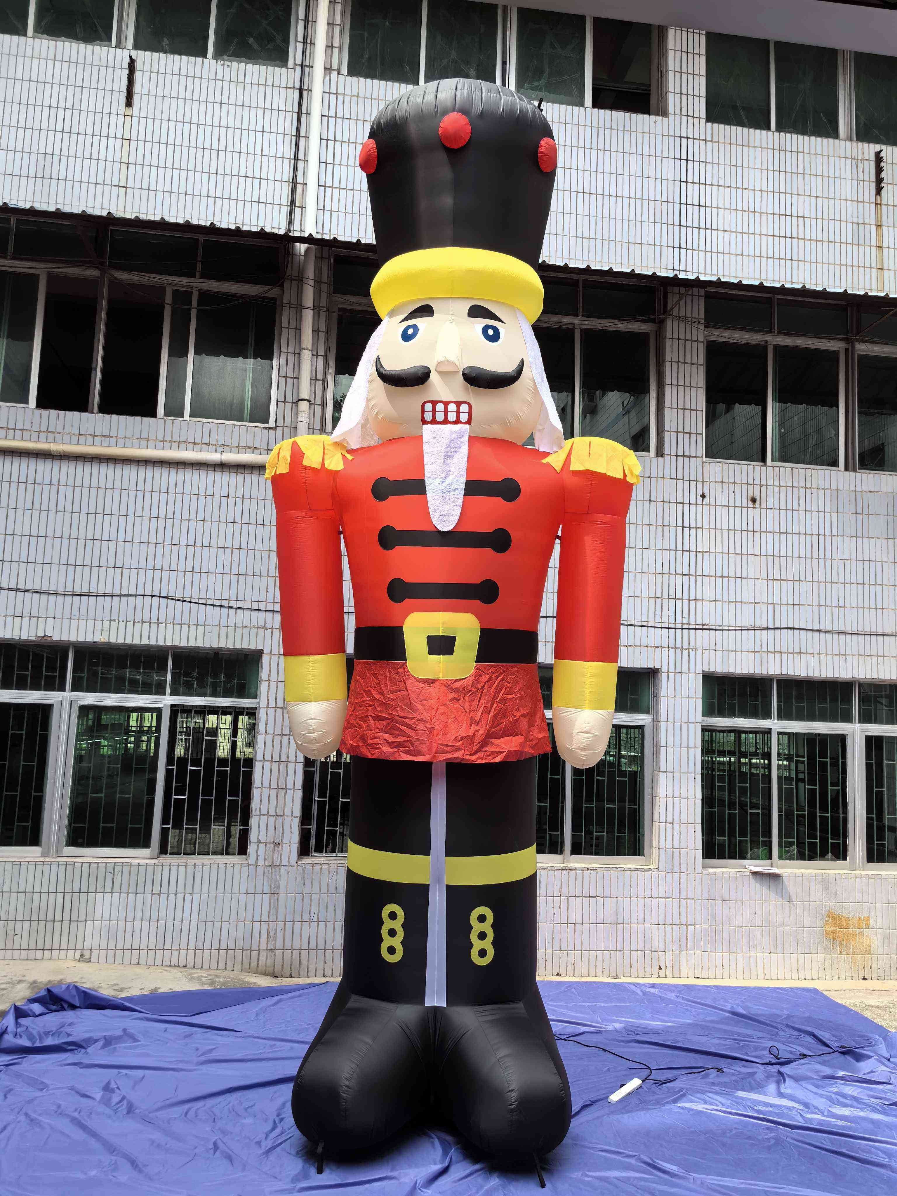 Lighted Inflatable Nutcracker Soldier Commercial Outdoor Christmas Decoration - 20'
