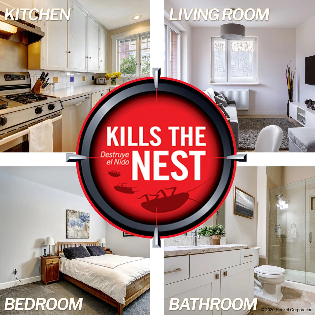 Max Defense System Brand, Small Roach Killing Bait 12 Count and Roach Killing Gel 1 Count