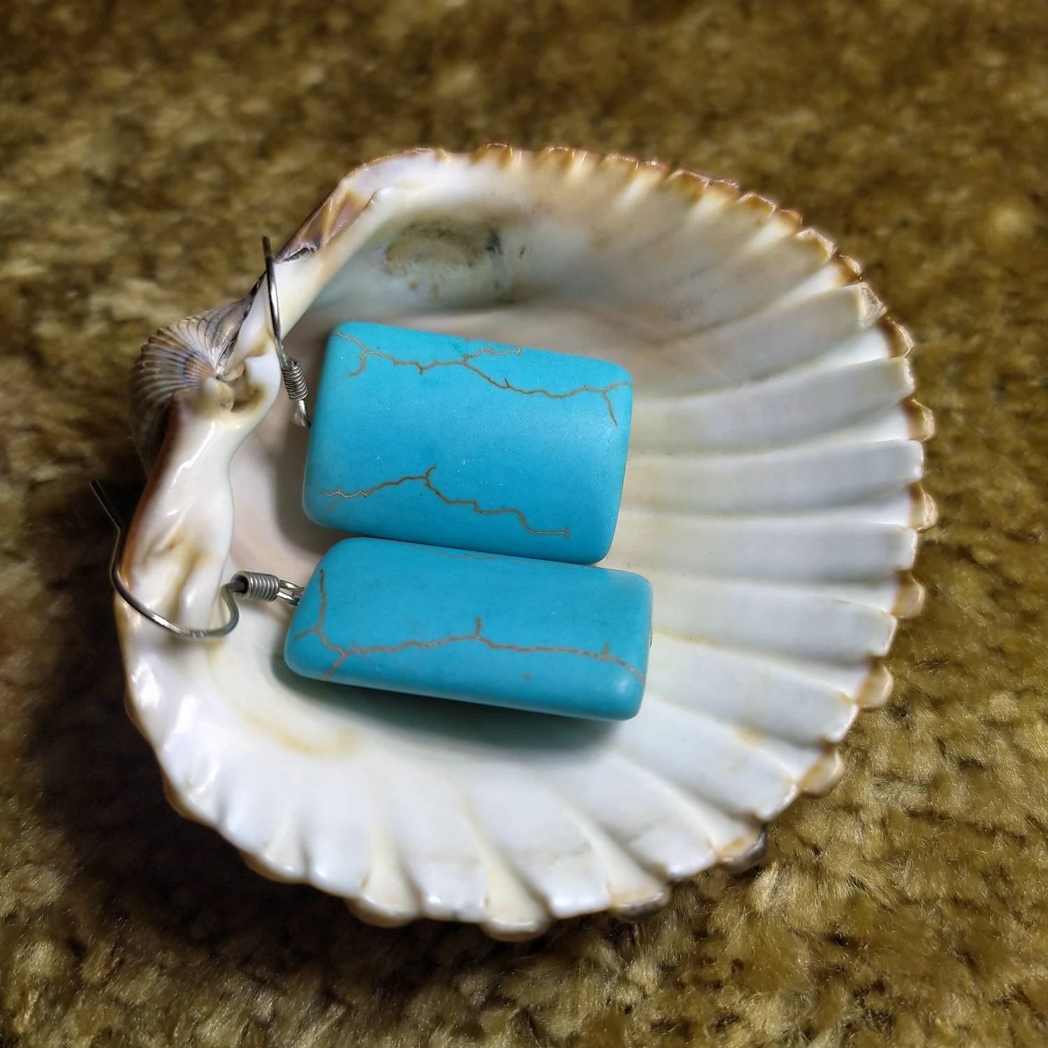 Turquoise and Sterling Silver 925, Beautiful Earrings Handmade with Love, an Exclusive Product, Valentine Day Gift Idea.