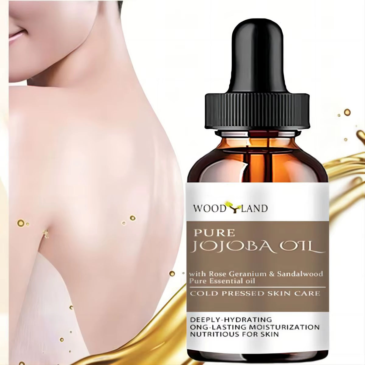 Pure Rosehip Oil with Lavender and Grapefruit Essential Oils - Available in 5ml, 15ml, 30ml, and 50ml for Face, Body, and Massage Use