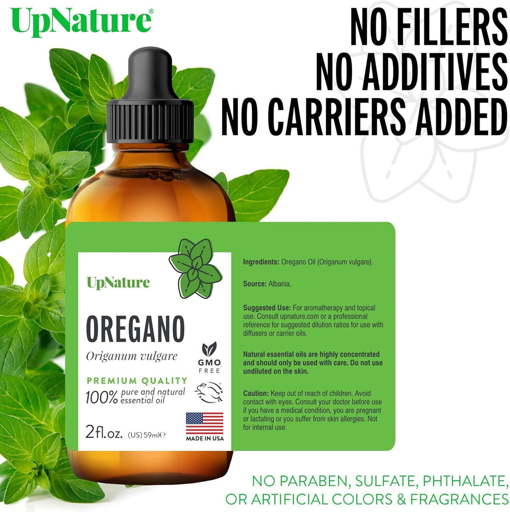 Oregano Essential Oil - 2 oz - 100% Pure and Natural