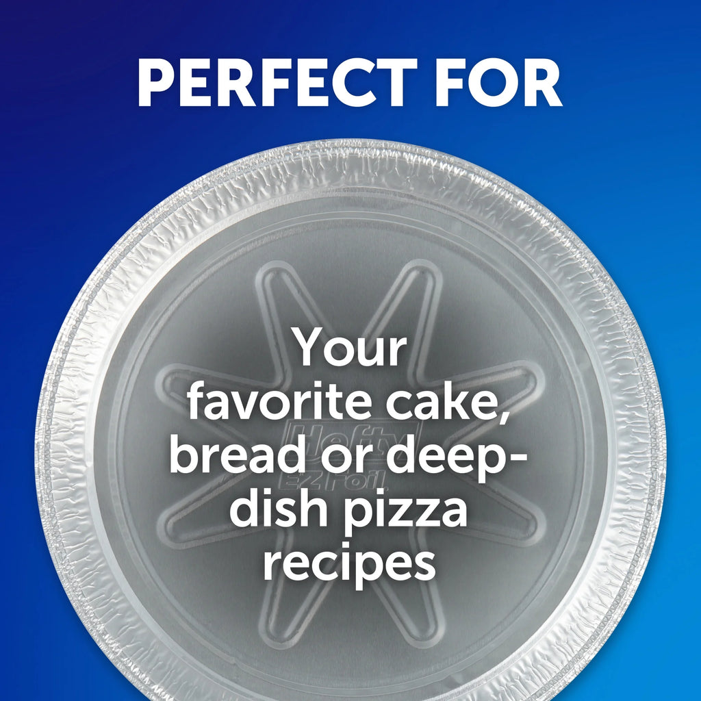 Hefty  Cake Pans, Round, 8 Inch, 3 Count