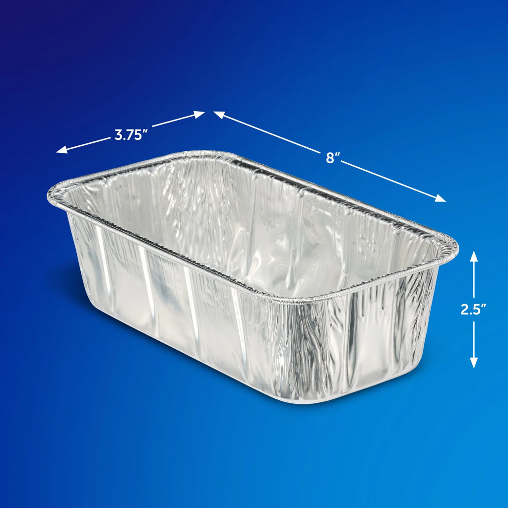 Loaf Pans with Lids, 8 X 3.75 Inch, 2 Count