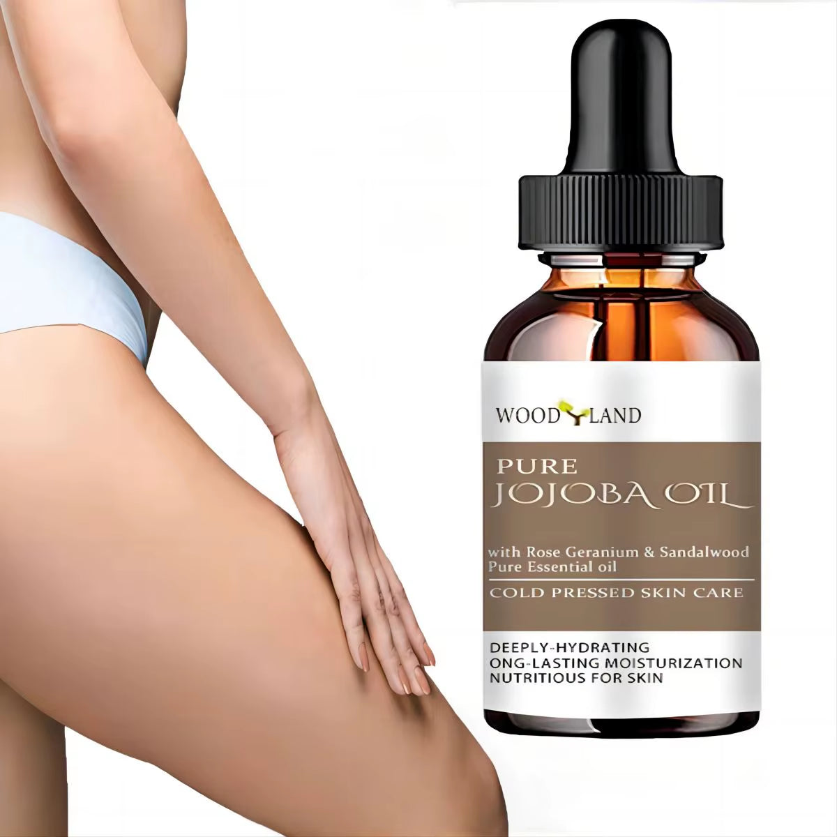 Pure Rosehip Oil with Lavender and Grapefruit Essential Oils - Available in 5ml, 15ml, 30ml, and 50ml for Face, Body, and Massage Use
