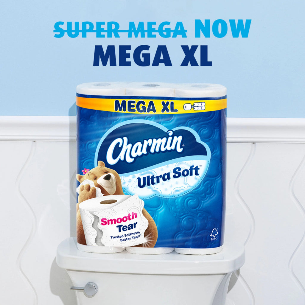 Ultra Soft Toilet Paper 24 Mega XL Rolls, 336 Sheets per Roll