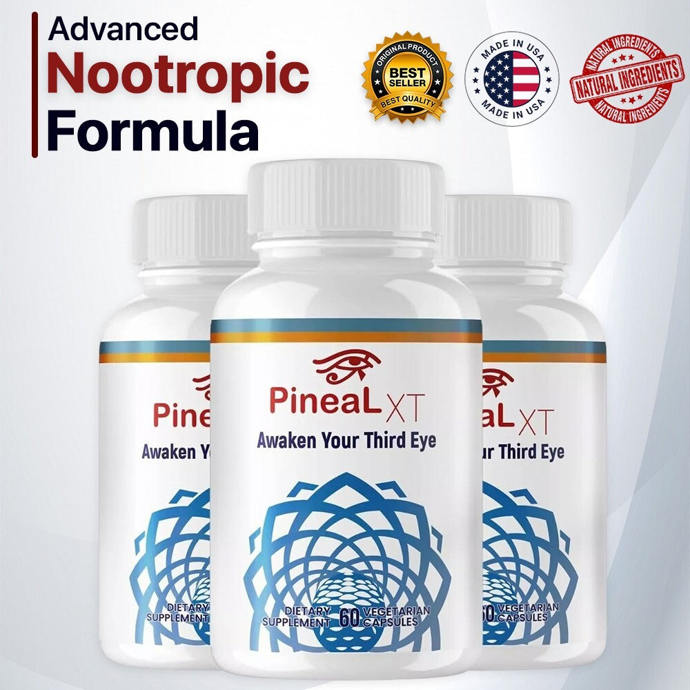 Pineal XT Nootropic Pills- Pineal XT Brain Productivity Support Supplement-3Pa