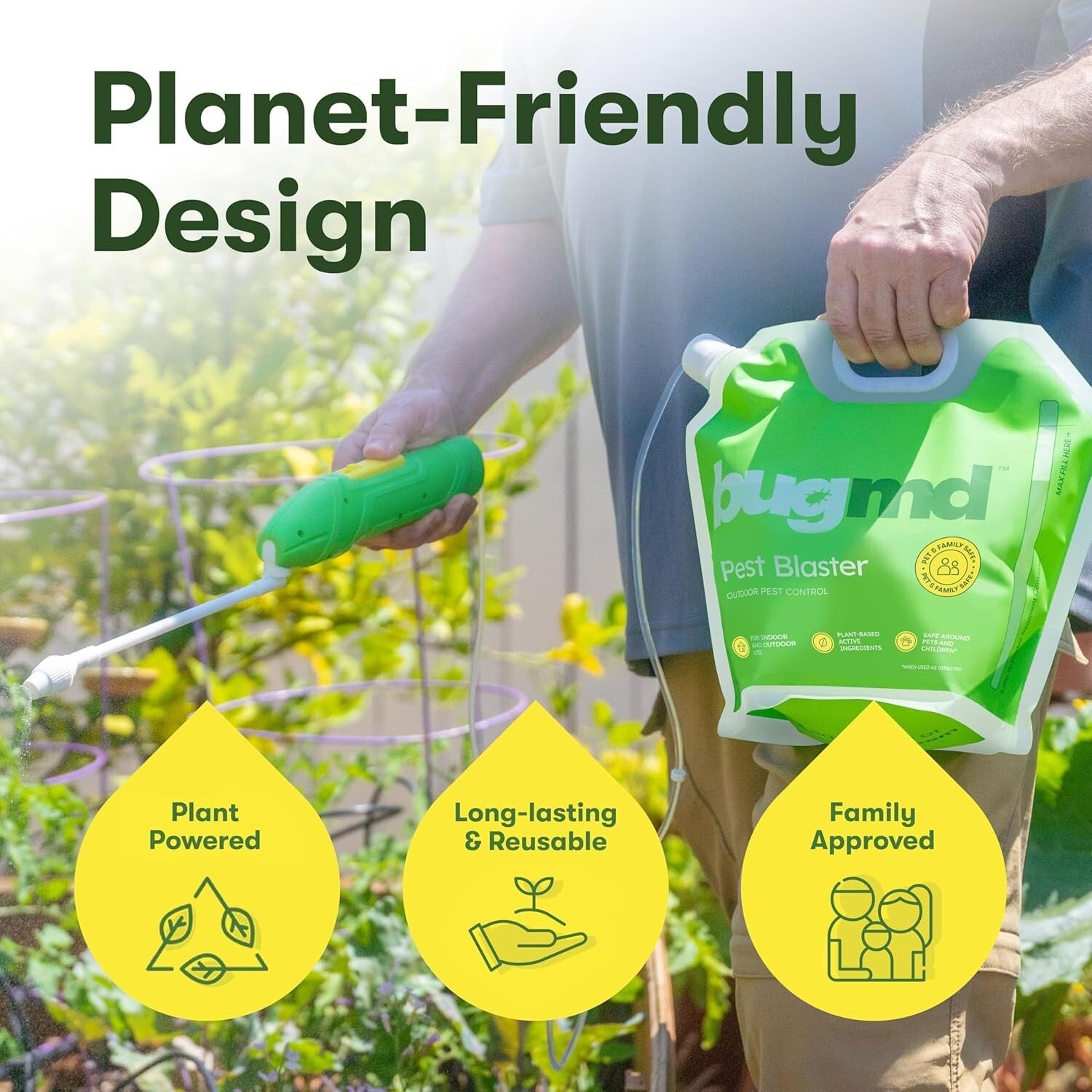 Bugmd Pest Control Essential Oil Concentrate for Home Bed Bug Spray 3.7Oz 1-2PCK