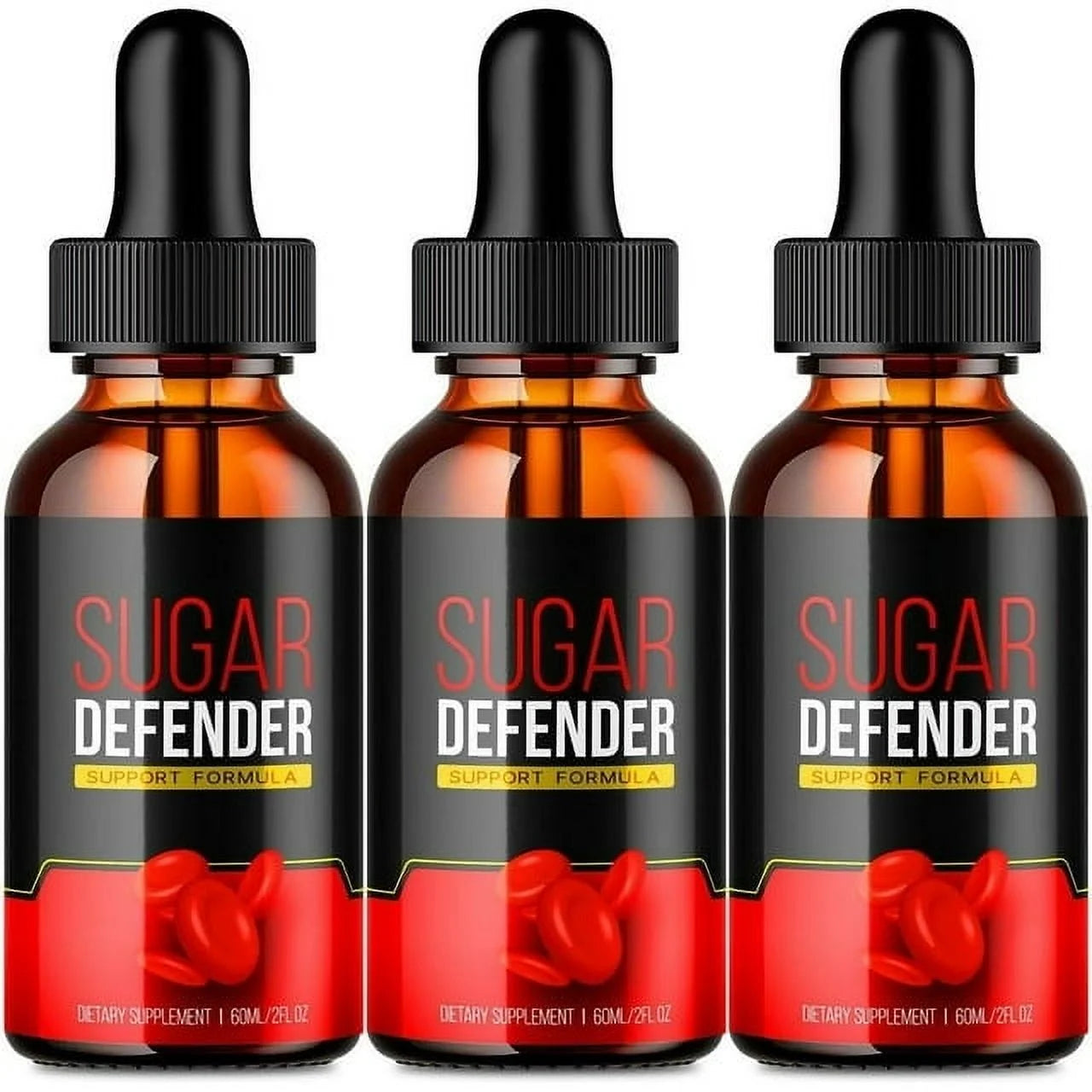 Sugar Defender Drops - 3 Pack - Hawthorn Berry Organic