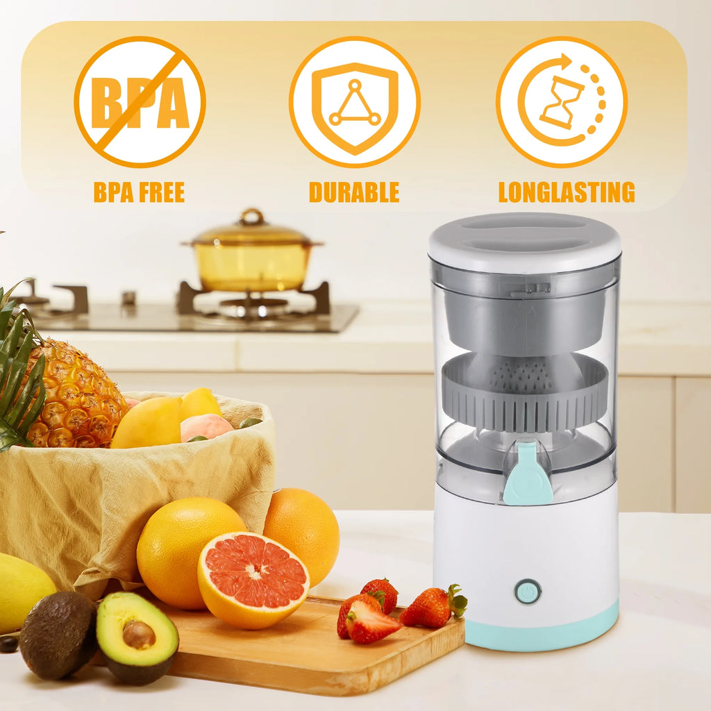 Portable Electric Juicer, 45 Watts USB Rechargeable Electric Citrus Juicer Machines for Orange, Lemon, Grapefruit