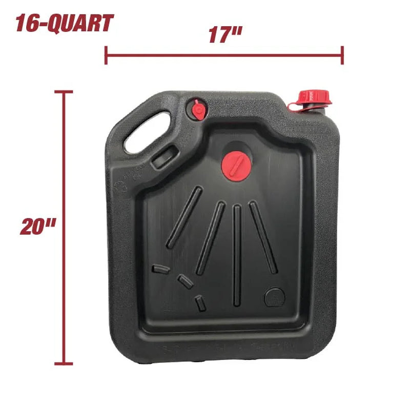 16-Quart Automotive Drain Pan Container