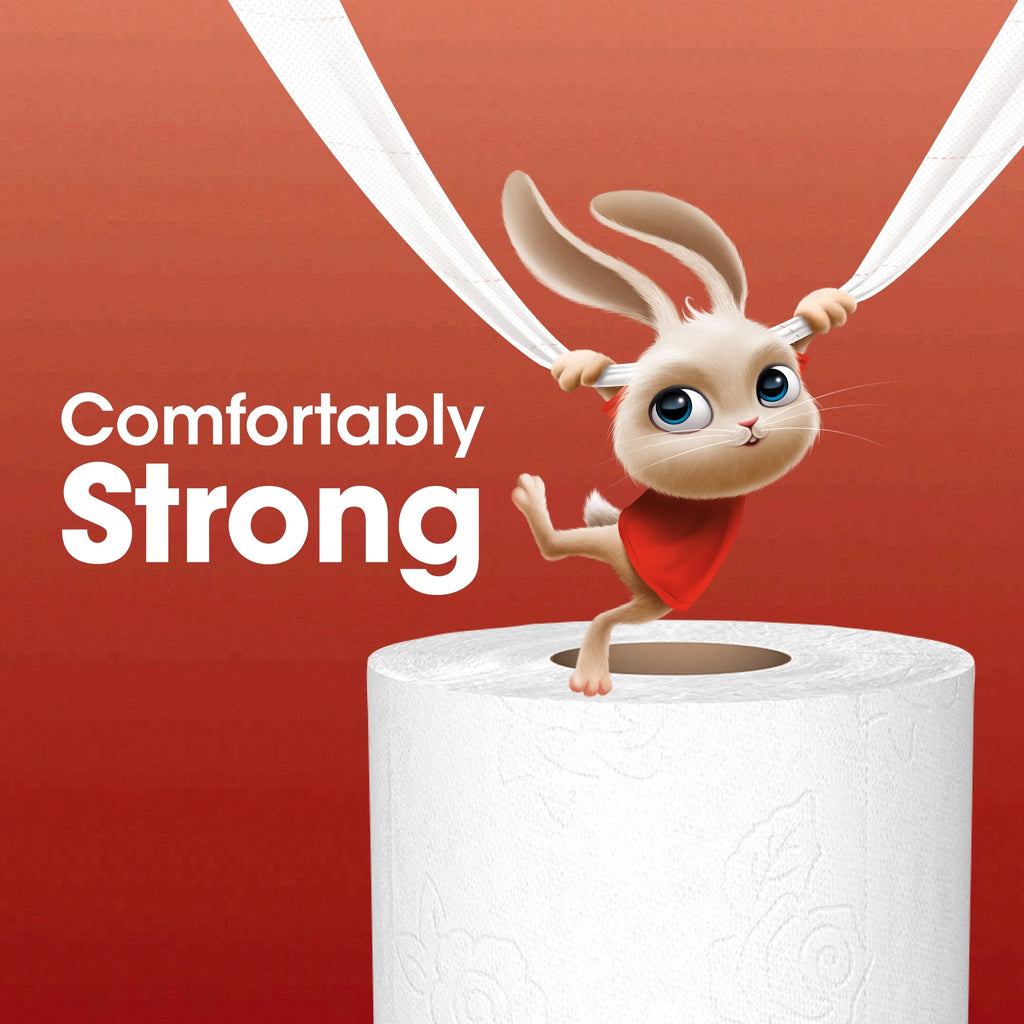 Ultra Strong 2-Ply Toilet Paper, 12 Mega Rolls, Compare to Charmin® Ultra Strong™