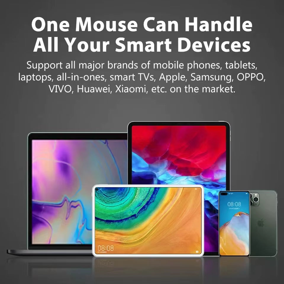 Wireless Mouse Rechargeable Mouse Gamer Dual Modes Bluetooth-Compatible 2.4G USB Mice for Laptop Pad Tablet PC Macbook Mause