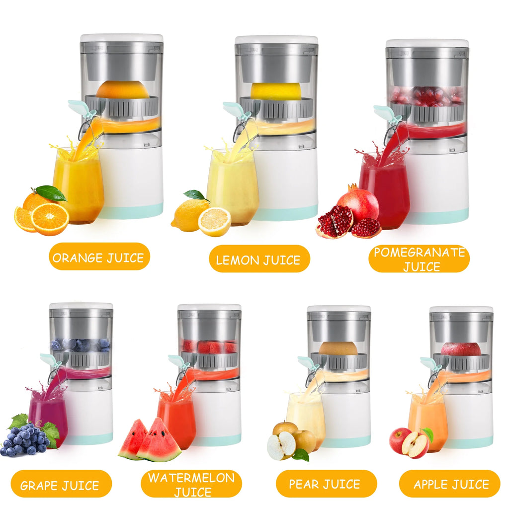 Portable Electric Juicer, 45 Watts USB Rechargeable Electric Citrus Juicer Machines for Orange, Lemon, Grapefruit