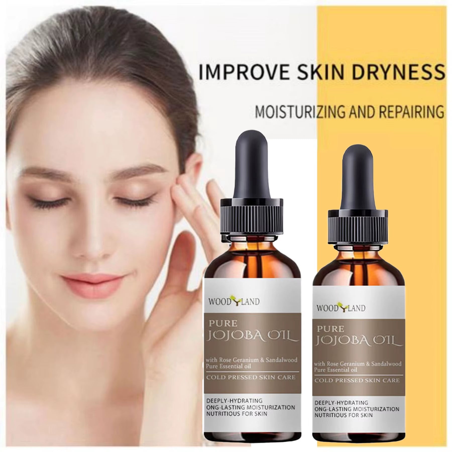 Pure Rosehip Oil with Lavender and Grapefruit Essential Oils - Available in 5ml, 15ml, 30ml, and 50ml for Face, Body, and Massage Use