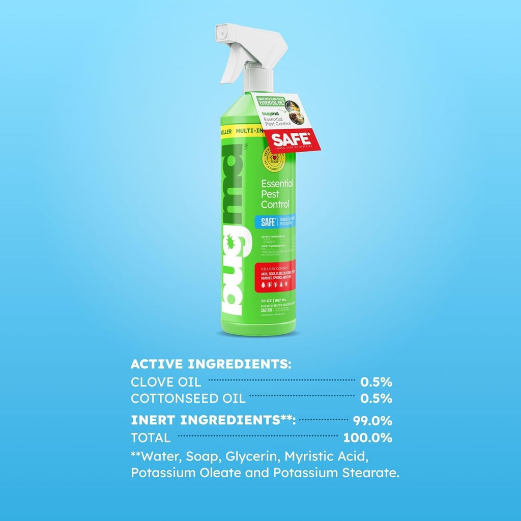 Bugmd Ant Spray – Insect & Pest Spray Indoor Safe for Pets, Roach & Spider Kill
