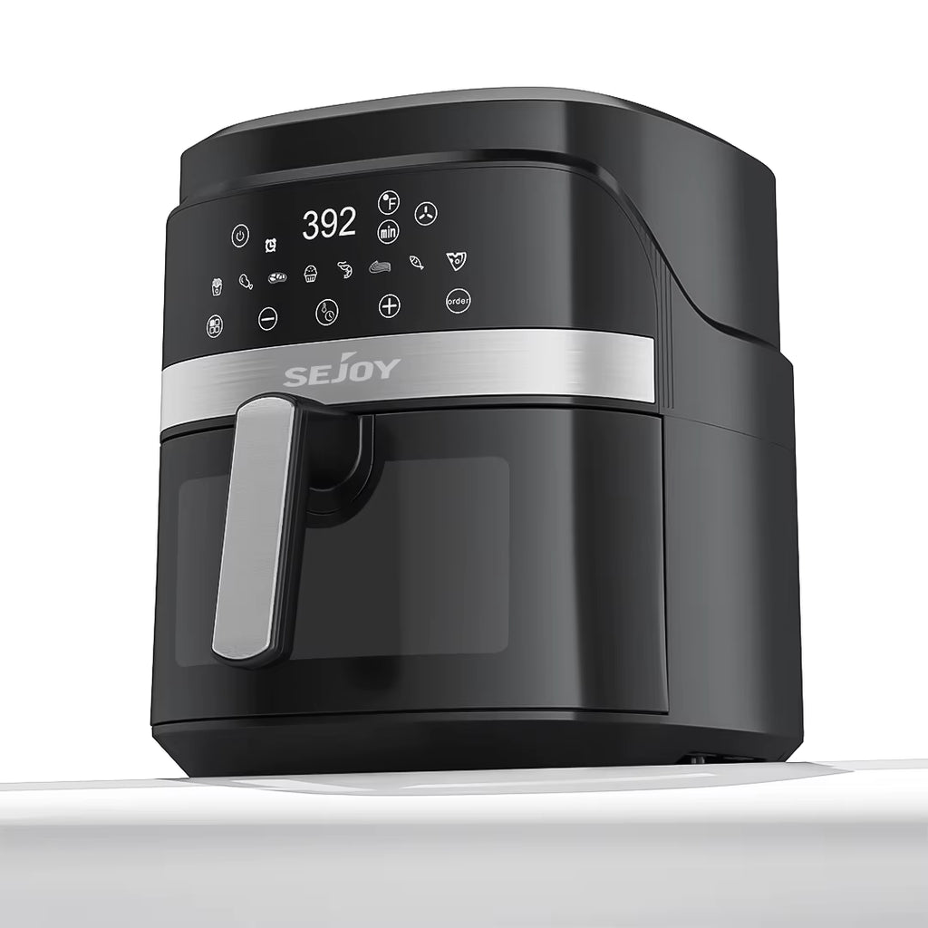 Air Fryer 8-In-1,6L Electric Hot Fryer Oven Oilless Cooker,Roast, Bake, plus Bake, Dehydrate, and Keep Food Warm, 120V