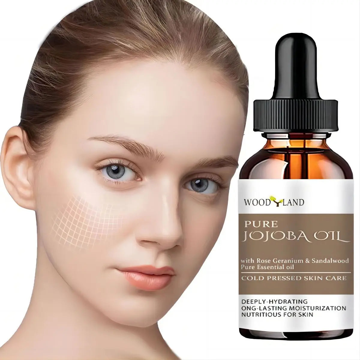 Pure Rosehip Oil with Lavender and Grapefruit Essential Oils - Available in 5ml, 15ml, 30ml, and 50ml for Face, Body, and Massage Use